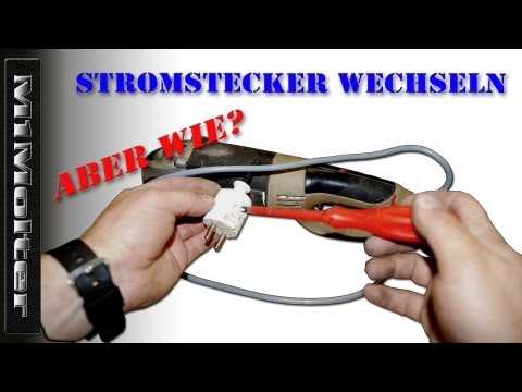 Stecker von Elektrogeräten tauschen wie?