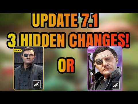 3 HIDDEN CHANGES IN UPDATE 7.1 WITH MORE INFO IN OUR WORLD!