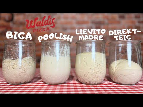 🍕 Der große Pizzateig-Vergleich: Biga vs. Poolish vs. Lievito Madre vs. Direktteig 🍕