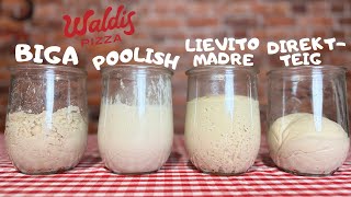 Video Vorschau: Biga, Poolish, Lievito Madre und Direktteig im Vergleich