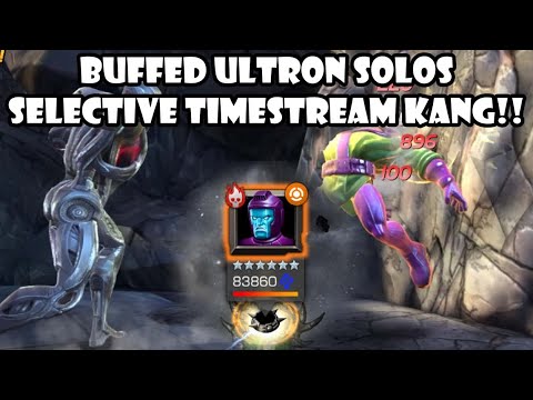 Buffed Ultron solos Variant 3 Kang- Marvel Contest Of Champions