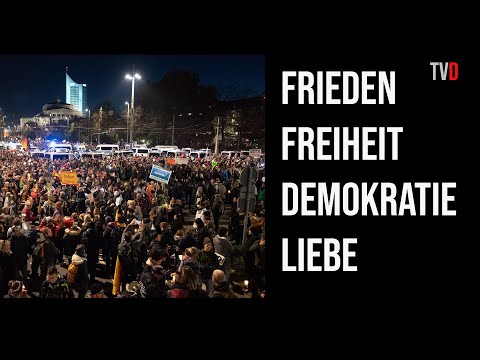 Wie 1989: Demo 2020 in Leipzig erobert die Straße! #L0711