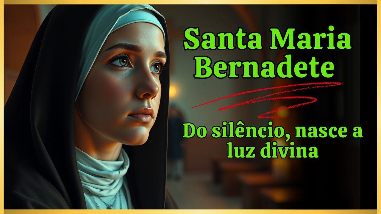 ✝️Santa Maria Bernadete🌹 íntima da Virgem Maria e imitadora de Suas virtudes💞