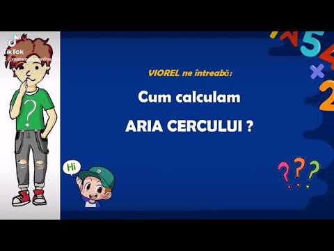 Aria cercului #matematicaonline #viorelinvatamatematica #iubescmatematica #geometrieonline