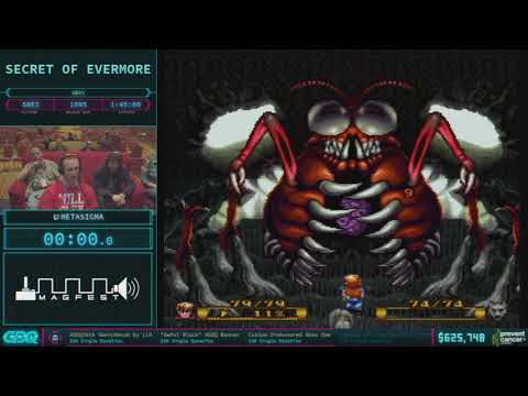 Secret of Evermore by MetaSigma in 1:38:59 - AGDQ 2018 - Part 101