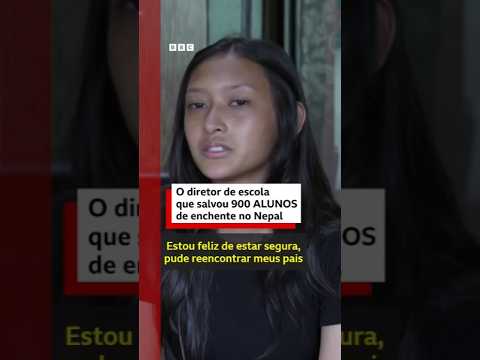 Diretor de escola que salvou 900 alunos de enchente no Nepal