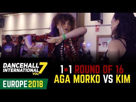 DANCEHALL INTERNATIONAL EUROPE 2018 - 1VS1 BATTLE 1/8 | AGA MORKO 🇵🇱(win) vs KIM 🇺🇦