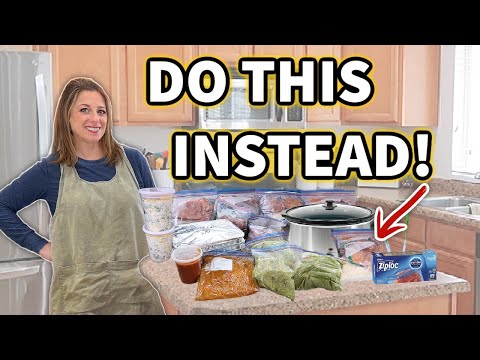 Freezer Meal Prep For REAL LIFE | No More All-Day Prepping!