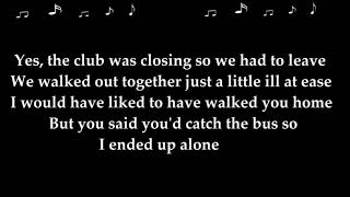 Madness - Never Knew Your Name - Lyrics
