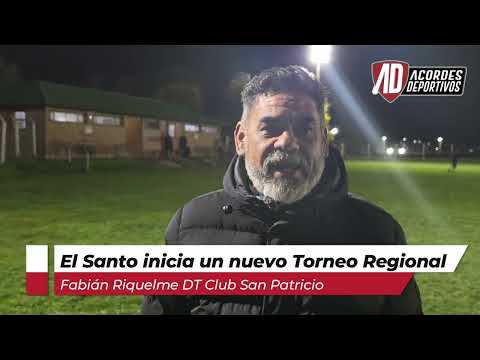 FABIAN RIQUELME, DT DE SAN PATRICIO: LA PREVIA DEL DEBUT EN EL REGIONAL FEDERAL AMATEUR