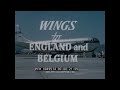 WINGS TO ENGLAND AND BELGIUM 1950s PAN AM AM AIRLINES EUROPE TRAVEL PROMO FILM XD49514