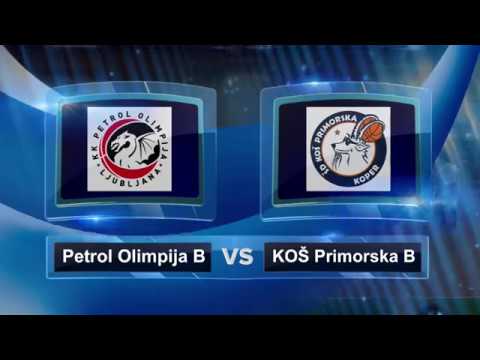U19 košarka 2018/19, 2. SKL, 4. kolo, Petrol Olimpija B 94:54 KOŠ Primorska B, 23.10.2018