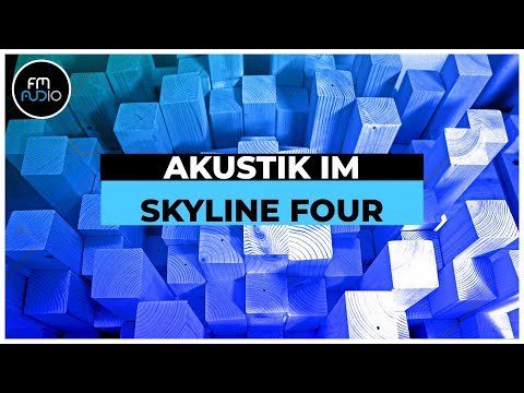 Raumakustik im SkylineFour - Absorber, Diffusoren und Double Bass Array mit 16 Subwoofern