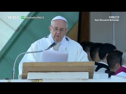 Homilía del Papa Francisco en la Santa Misa ante la iglesia de San Pío de Pietrelcina, 17-3-18