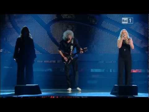 Irene Fornaciari con Brian May ft. Kelly Ellis I Who Have Nothing Sanremo 2012