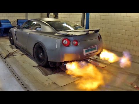 Brutal Dyno Run Nissan GT-R 1000HP Sound