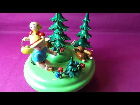 Steinbach uralte Spieluhr Nr.186 - seltenes Sammlerstück aus dem Erzgebirge