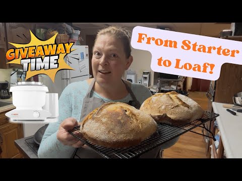 FAST Sourdough from Scratch 🍞 | Step-by-Step with Amazing Gadgets + GIVEAWAY!