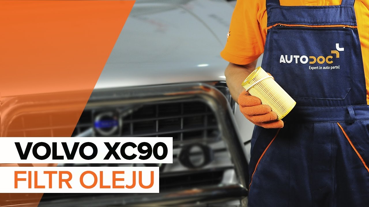 Jak wymienić oleju silnikowego i filtra w Volvo XC90 1 - poradnik naprawy