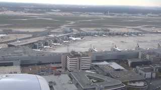 preview picture of video 'Aruna & Hari Sharma in Lufthansa Flight LH 801 landing at Frankfurt from Alanda, Nov 05, 2013'