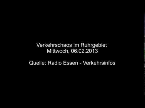 RUHRPICTURES :: Verkehrschaos im Ruhrgebiet 06.02.2013 :: Mega Stau A40 Verkehrsinfos