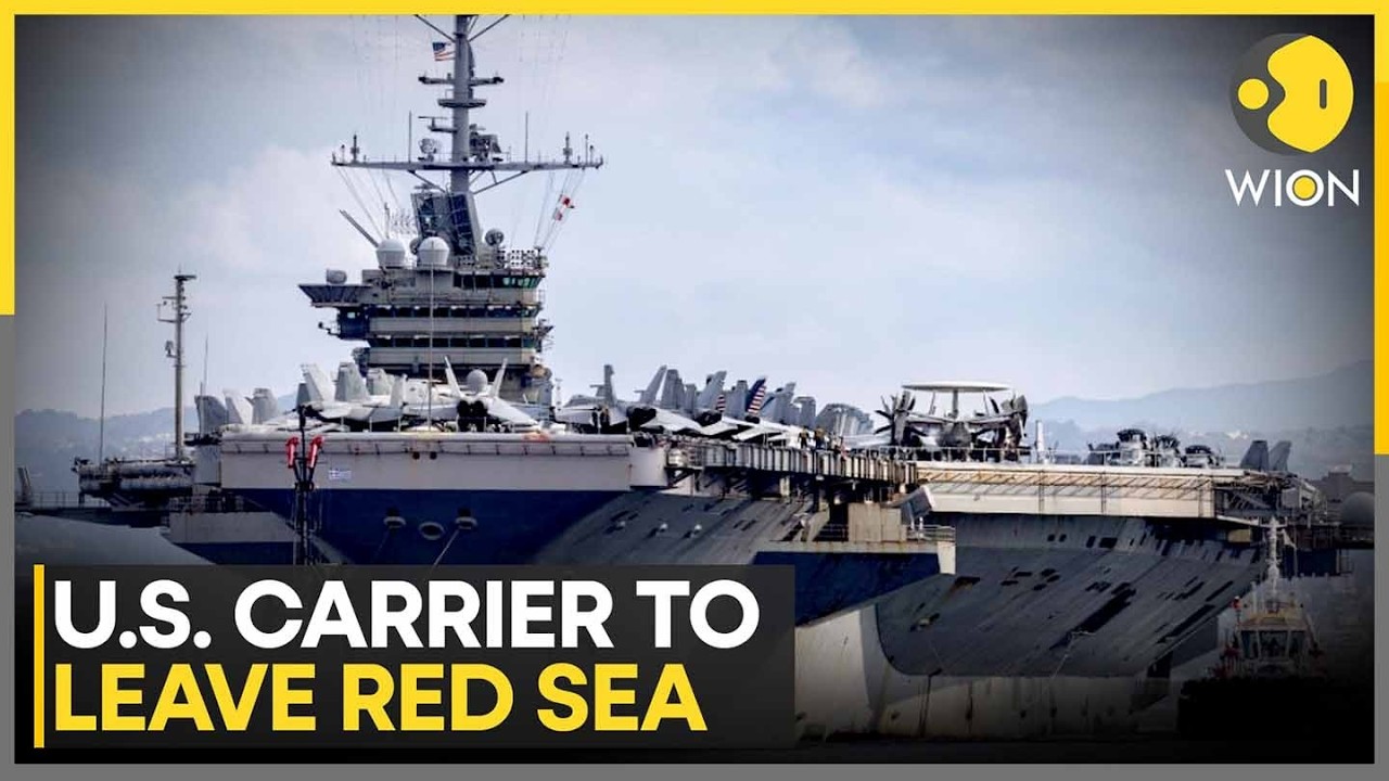 USS Gerald Ford to Leave Red Sea, America's Most Powerful Warship Caught Fire During Iran Deployment