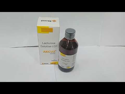 Akcuz Lactulose Solution USP Syrup, 200 ml