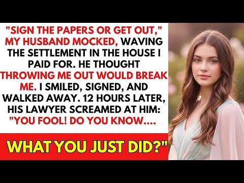 MY HUSBAND FORCED ME TO SIGN AWAY MY MILLION DOLLAR ESTATE AND LUXURY MANSION....