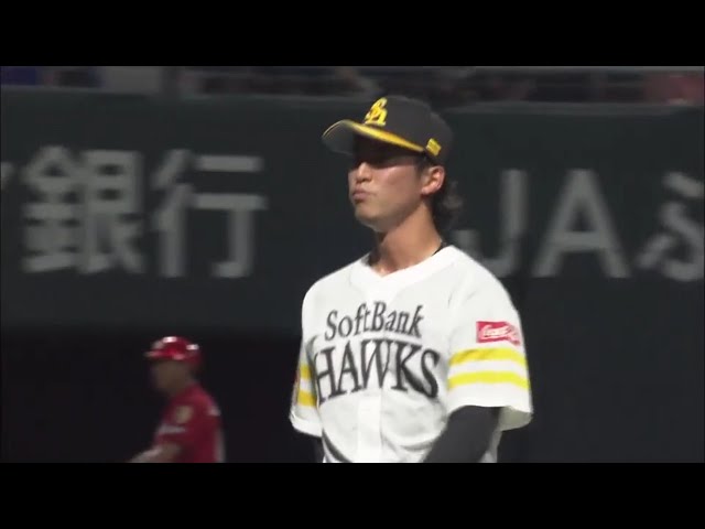 【ファーム】高めに決まった!! ホークス・伊藤祐が三振で1イニングを無失点に抑える!!  2017/8/13 H-C(ファーム)