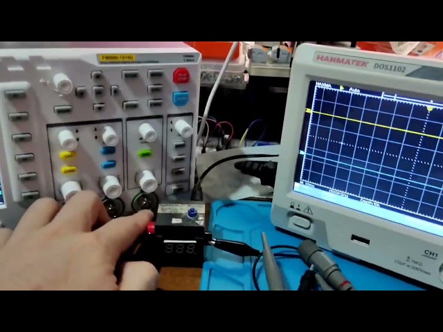 Vídeo relacionado con Osciloscopio Digital Hanmatek DOS1104 con 4 Canales y Pantalla de 7 pulgadas, Pantalla TFT-LCD, Kit de Osciloscopio Portátil con Ancho de Banda de 110 mhz 1GS/s Frecuencia de Muestreo