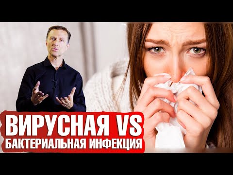 Вирусная инфекция vs бактериальная инфекция: в чем разница.