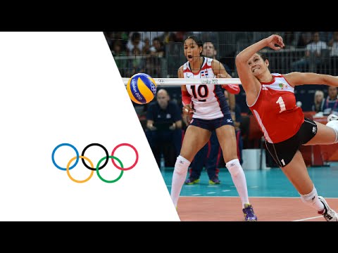 Volleyball Women's Preliminary Pool A - Dominican Rep. v Algeria Highlights | London 2012 Olympics