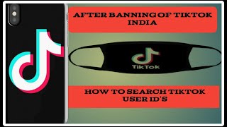 After banning of tiktok in india how to search tik