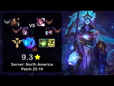 Nidalee Support + Kai'Sa vs Fiora + Caitlyn - NA Challenger - Patch 25.19