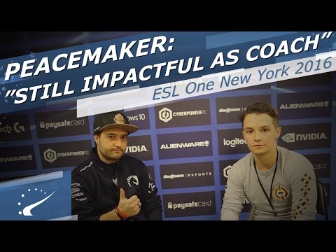 peacemaker: "I can still be impactful as a coach" - ESL One New York 2016
