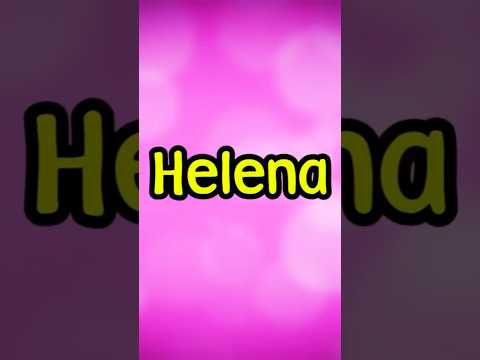 Vídeo: Helena: significado do nome e origem