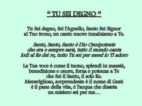 Gruppo " Insieme per Cristo " - Tu Sei Degno - (cantici)