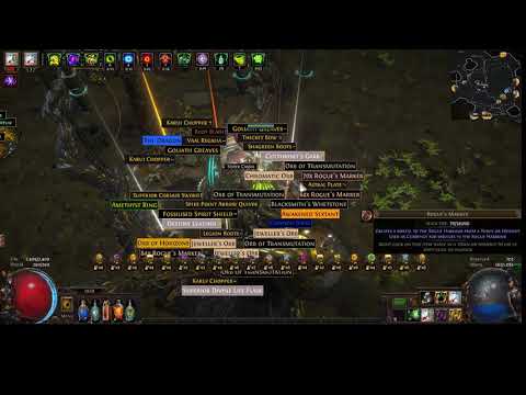 Path of Exile Tornado Shot 3.14 (3 mirage+8 totem) 250% projectile speeds Farming blight Alpha Test