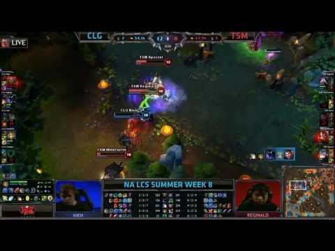 Doublelift - kill on Wildturtle -LCS NA SUMMER 2013 W8D2 CLG-TSM