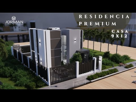 Modern House Design with 3 Bedrooms Family Home | 9x12m 2 Storey | Jorman HomeDesigns