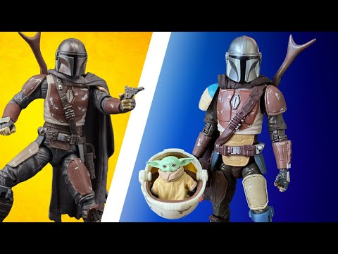 Season 1 The Mandalorian (Pre Beskar) - Star Wars Black Series Custom