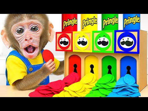 KIKI Monkey Wins Pringles Vending Machine & Handmade Sweets with His Duck Friend | KUDO ANIMAL KIKI