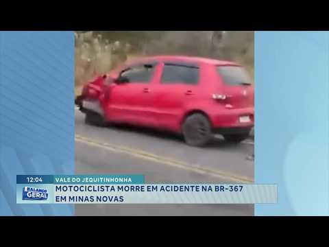 Tragédia no Vale: Motociclista morre em acidente na BR-367, em Minas Novas.