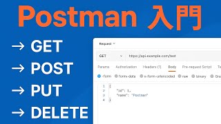 【Postman入門】GET、POST、PUT、DELETEの使い方をわかりやすく解説！Postmanでデータ操作の基本を学ぶ📝