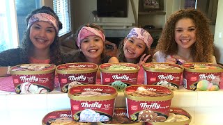 Ice Cream Challenge!  (Haschak Sisters)