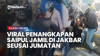 Viral Video Detik-detik Penangkapan Saipul Jamil di Jakbar, Teriak Minta Tolong, Duduk di Jalanan