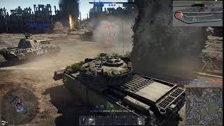 War Thunder - AVRE - Side shot from AVRE to T54 failled