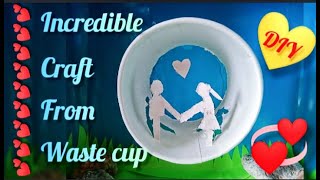 Valentine's Day Decor | paper cup craft | valentine's gift ideas |Kaleidoscope Creations