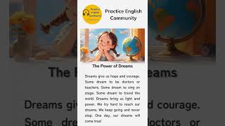 English Listening Practice – A Short The Power Of Dream | Short English Story with Subtitles