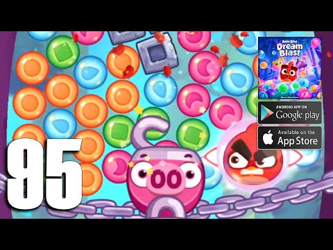 Angry Birds Dream Blast ]95[ Gameplay Walkthrough - Stage 398 399 (Android, iOS)